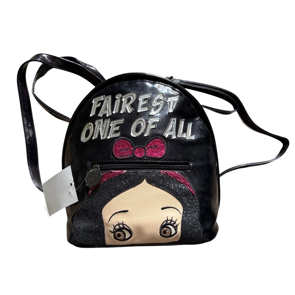 Danielle Nicole Snow White Fairest One‎ of All Mini Backpack Black Disney